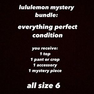 lululemon mystery bundle size 6 (4 items!)